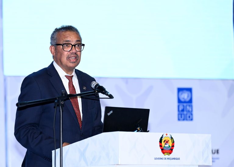 Director-geral da Organização Mundial da Saúde, Tedros Ghebreyesus,