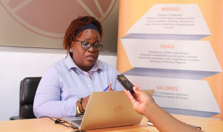 Chefe de Departamento Comercial e Técnico na EDM, Marcelina Sambo Chaúque
