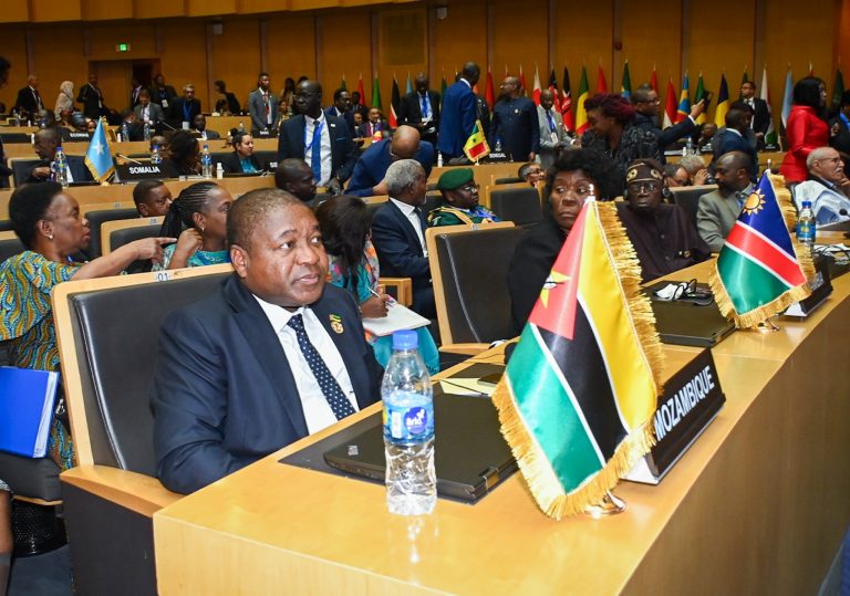Presidente da Republica, Filipe Nyusi, na Etiopia