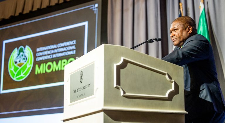 PR Nyusi discursa na Conferência Internacional de Miombo em Washington-13