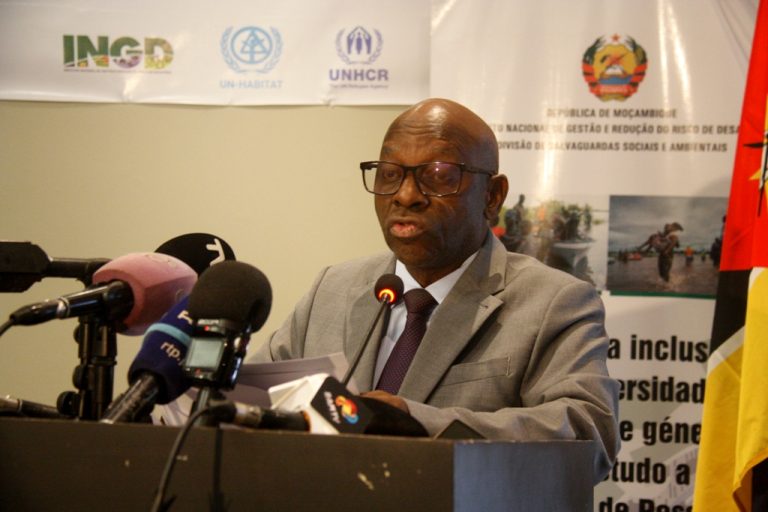 Vice-presidente do Instituto Nacional de Gestão e Redução do Risco de Desastres INGD, Gabriel Monteiro