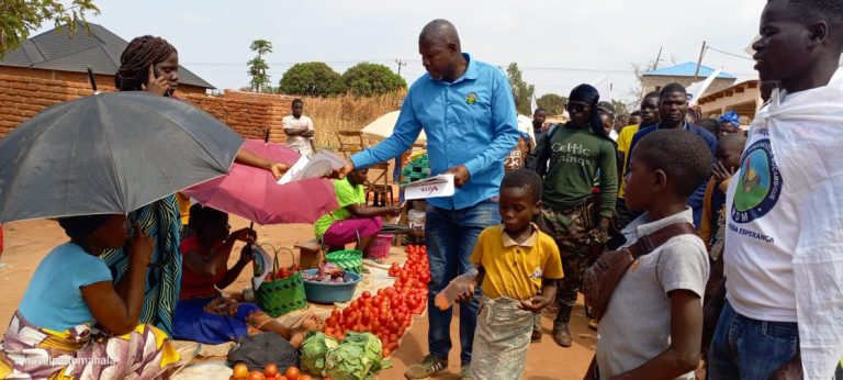 Camanha eleitoral do MDM no Mercado Bananeira