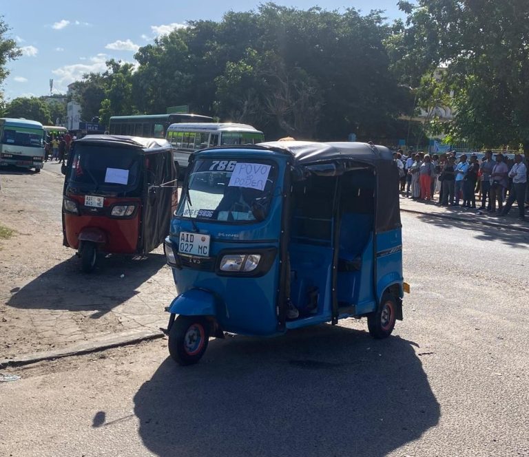 Mototáxis em Maputo