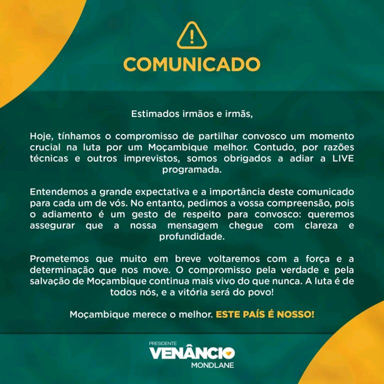 VM7 comunicado
