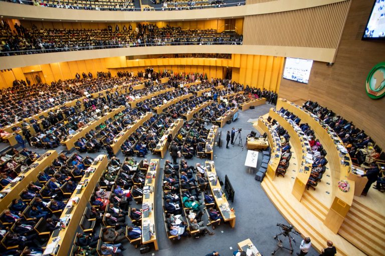 Sessão plenária da Cimeira de Chefes de Estado e de Governo da União Africana