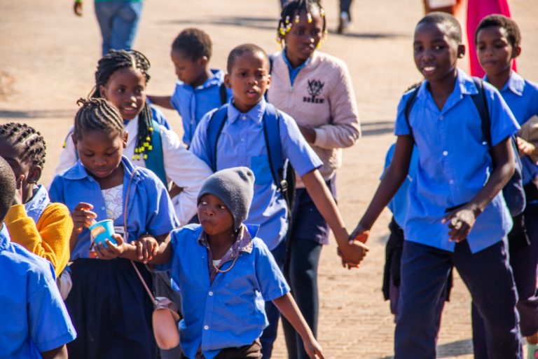 Alunos do ensino primário