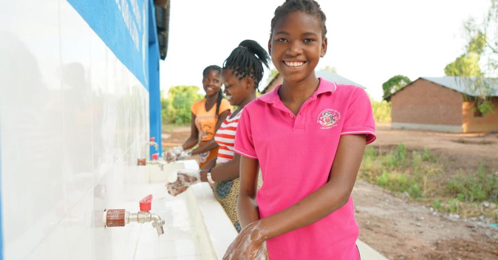 agua na escola publica
