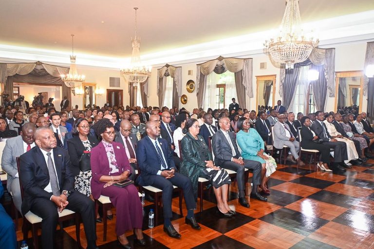 Presidente da República na recepção aos representantes da Comunidade Moçambicana no Exterior para uma saudação por ocasião do Fim de Ano5(1)