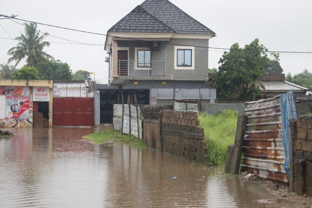 Casas inundadas