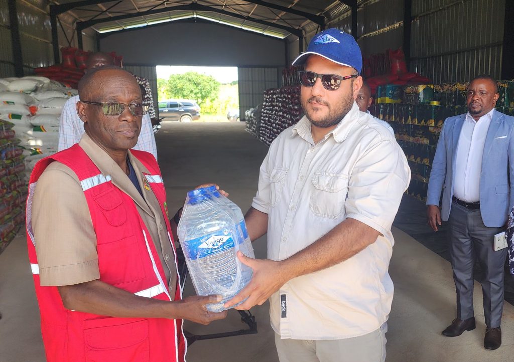 Entrega de agua mineral