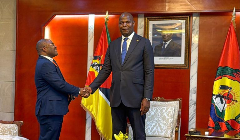 Presidente da República recebe em audiência o Director Executivo da Primeira Constituência Africana do Banco Mundial, Zarau Wendeline Kibwe1(1)