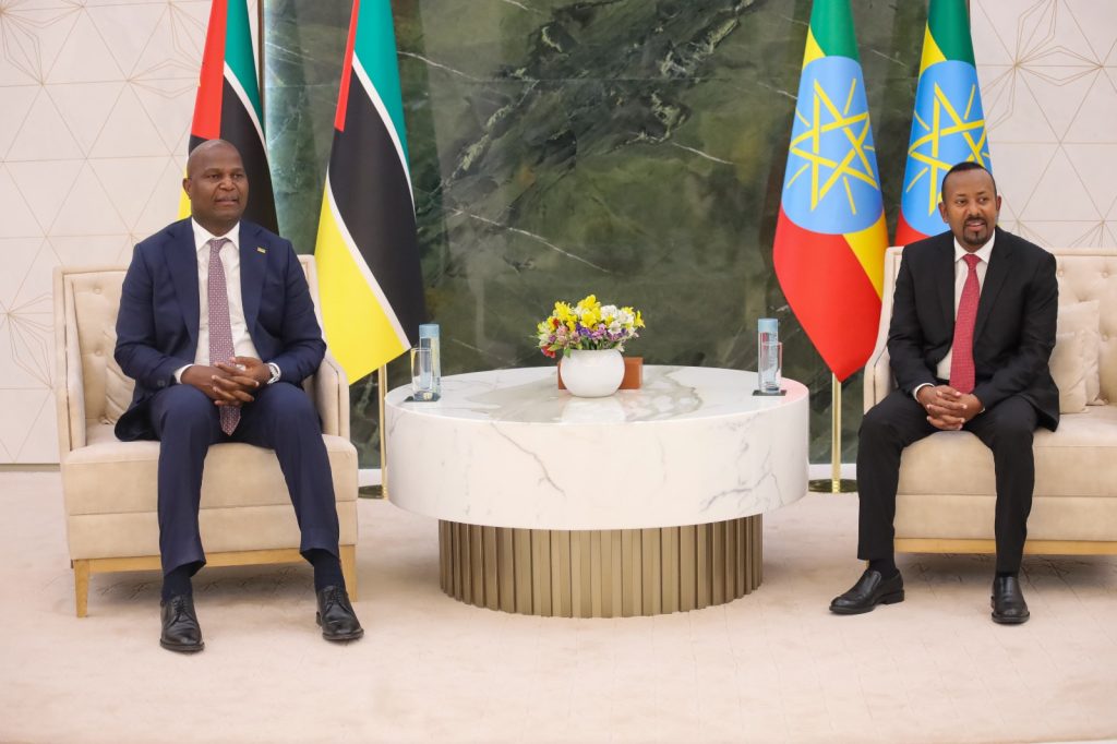 Presidente da República recebido em Adis Abeba, a capital etíope,