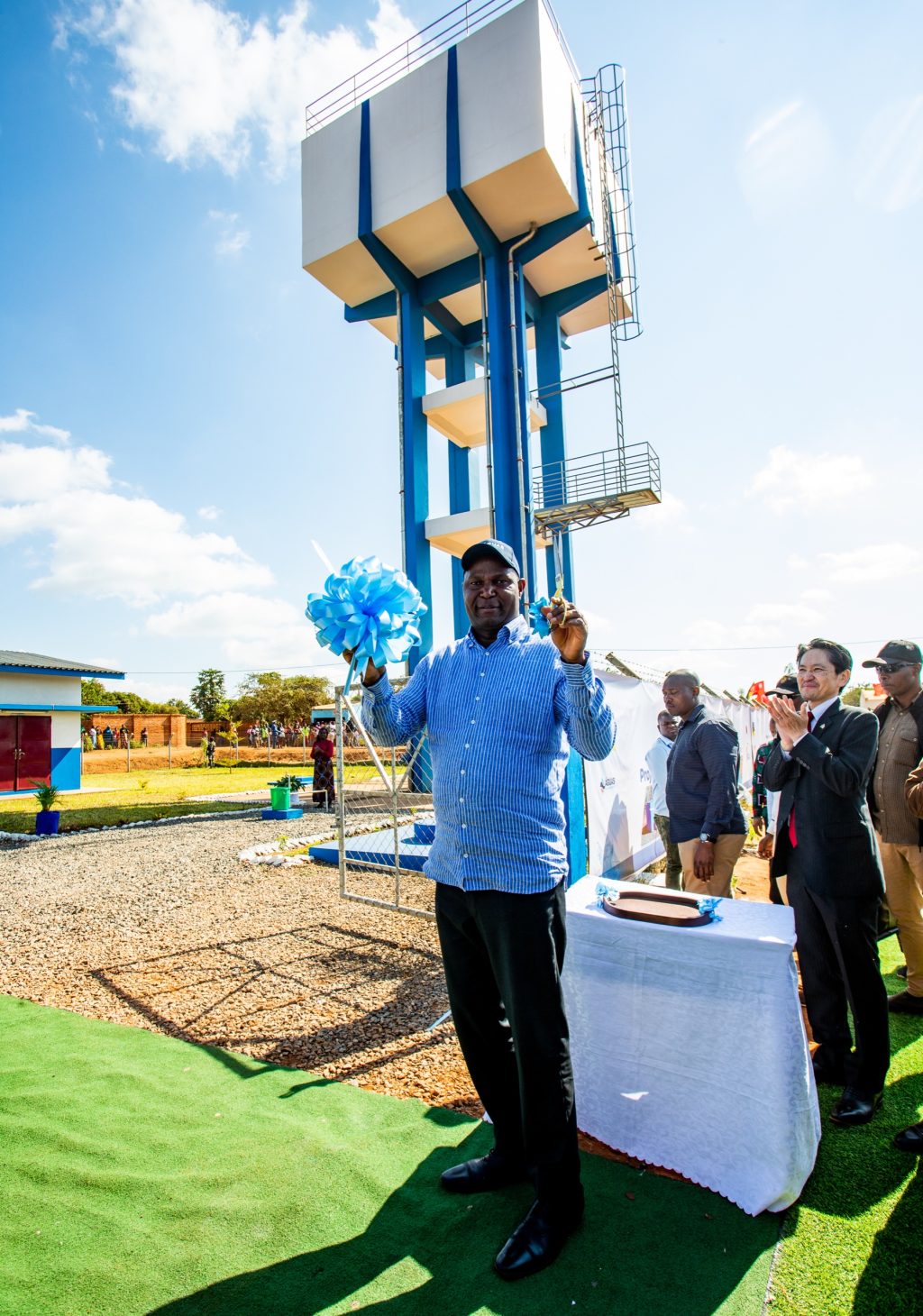 Presidente da República entrega o Sistema de Abastecimento de Água do Distrito de Mandimba, na província de Niassa 1
