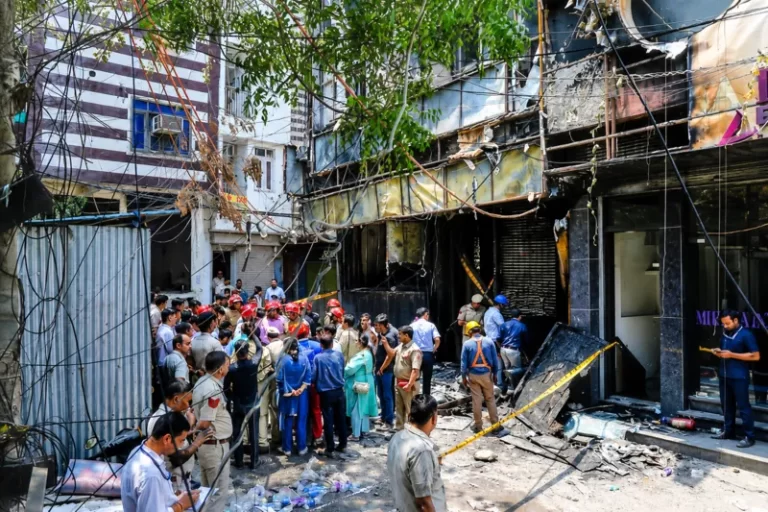 incendio na India